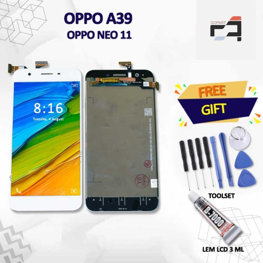 LCD TOUCHSCREEN OPPO A39 FULLSET FREE TOOLSET + LEM