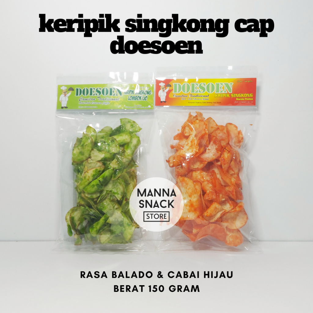 

Manna Snack - Keripik Singkong Doesoen Oleh-oleh Khas Jogja