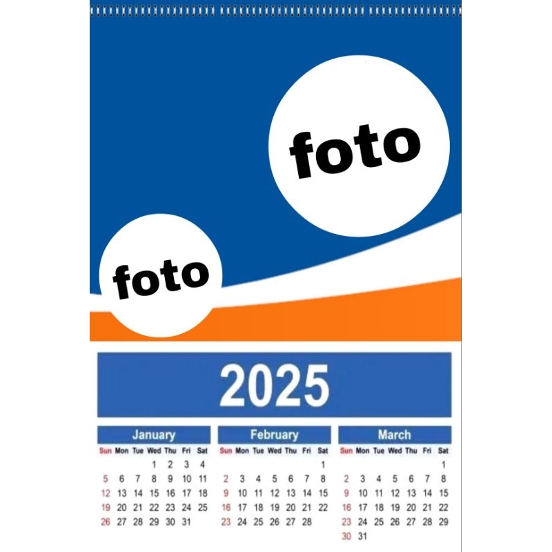 

Kalender dinding custome logo perusahaan dll