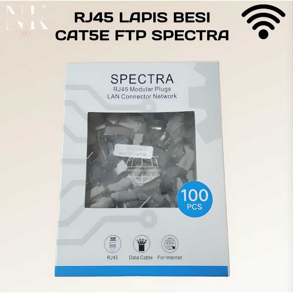 RJ45 CAT5E LAPIS BESI SPECTRA