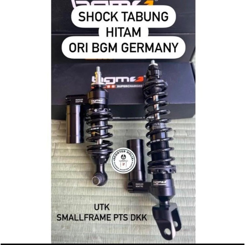 Shock Set Tabung Hitam ORIGINAL BGM GERMANY Utk SMALLFRAME PTS