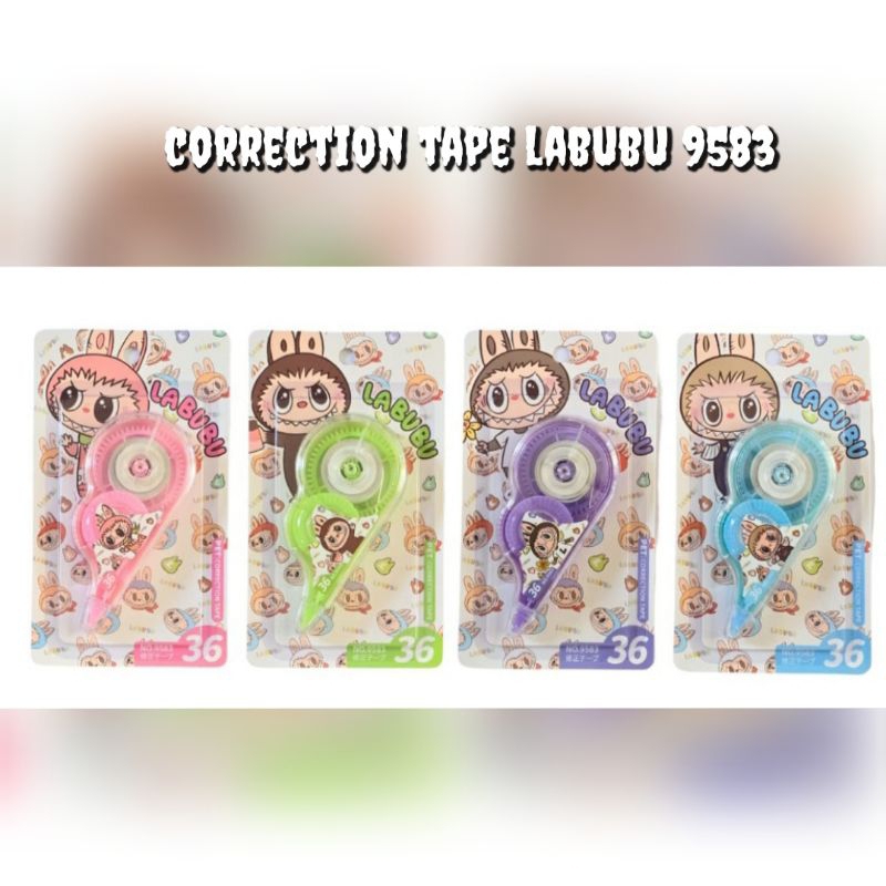 

Correction tape tipe x roll 9583 "Labubu