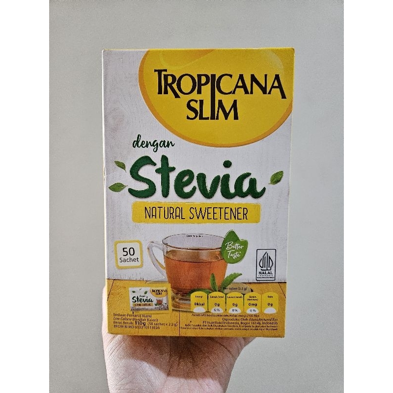

Tropicana slim sweetener classic diabtx stevia dus isi 25 50 100 sachet