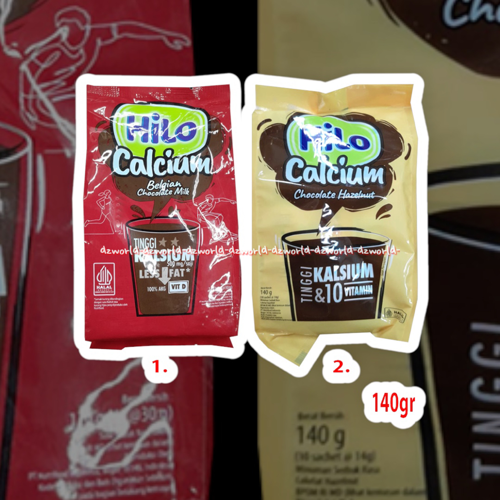 

Hilo 4sachet Calcium Belgian Chocolate Milk Vanilla Susu Hailo 4 Sachet Polybag Pouch Susu Tinggi Kalsium Less Fat Alga Merah Untuk Anak Sekolah Hi-Lo