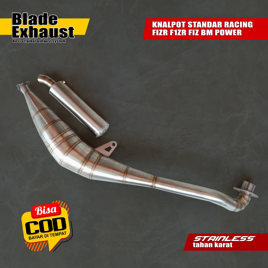 Knalpot FIZ FIZR F1Z F1ZR type  BM Power Stainless