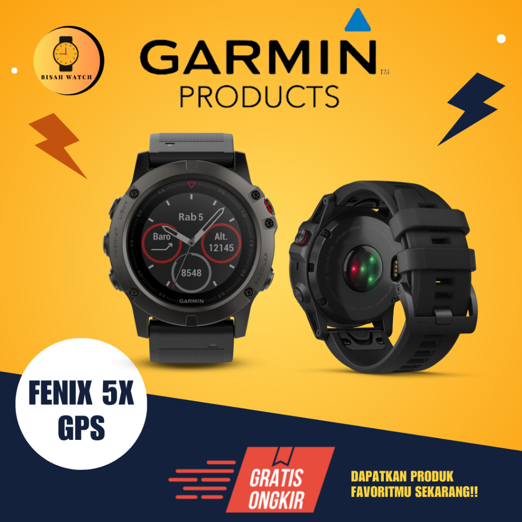 WATCH GARMIN FENIX 5X /FENIX GARMIN 5 /Jam Pria Garmin Fenix 5x Original/JAM TANGAN PRIA KEREN GARMI