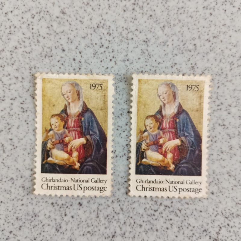 

Perangko used USA Christmas US postage 1975 Maria Yesus
