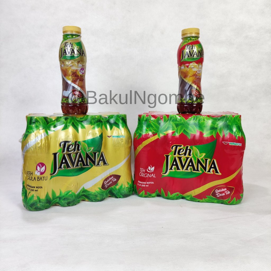 

1 Pak isi 12 Botol | TEH JAVANA 350 ml