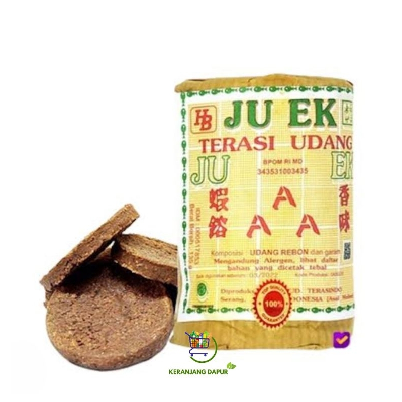 

Terasi udang cap ju ek/ Terasi juek medan asli 135gr