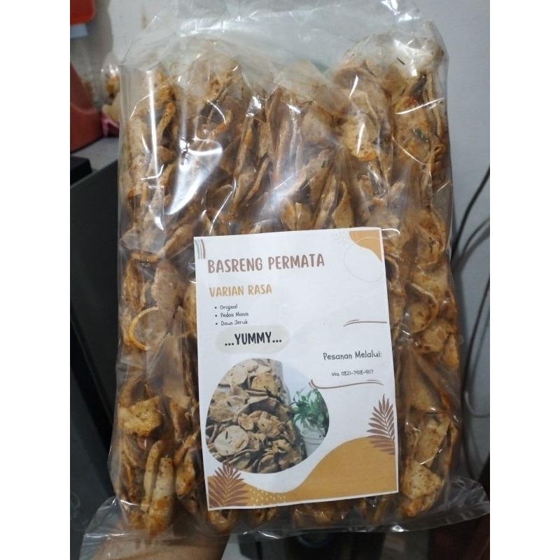 

basreng ikan tuna kemasan kecil untuk dijual di warung