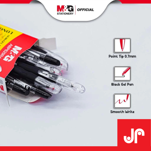 

M&G SEMI GEL PEN 0.7MM / PULPEN SEMI GEL PEN BLACK ABP629R4