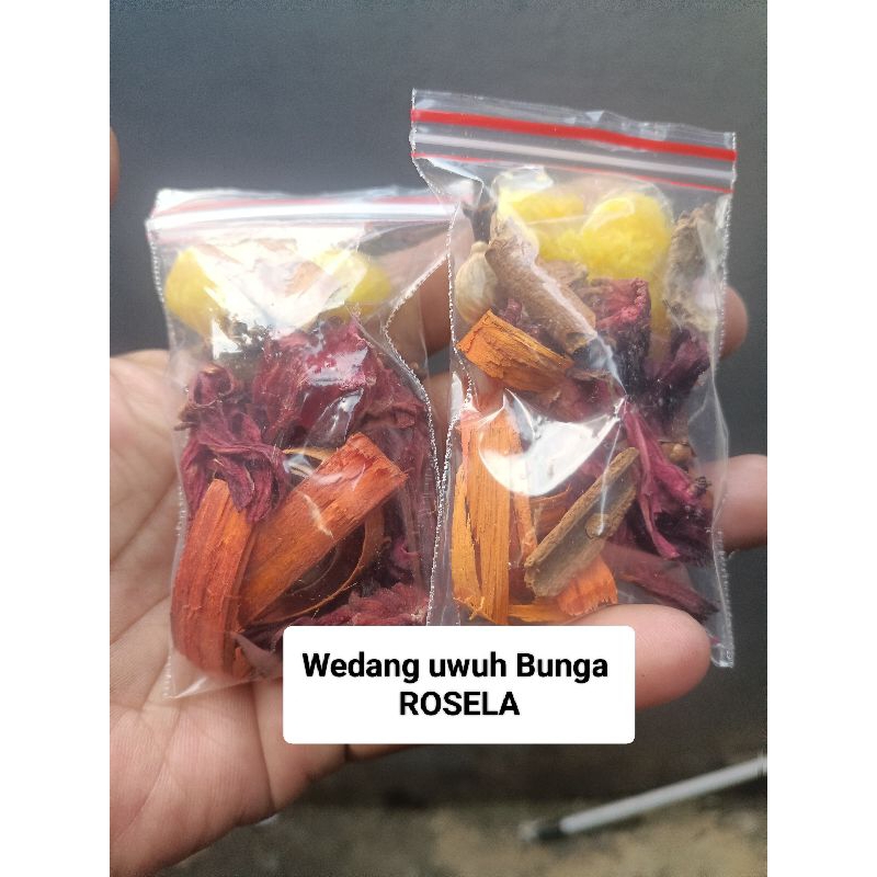 

WEDANG UWUH REMPAH LENGKAP PLUS BUNGA ROSELLA