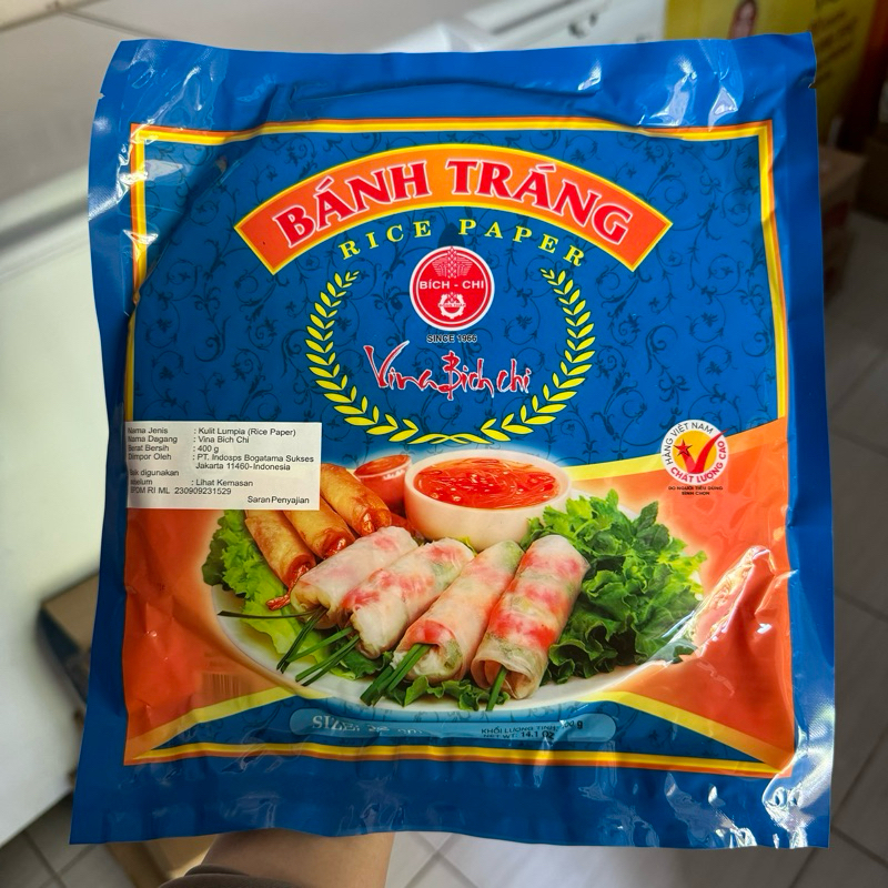 

Banh Trang Rice paper kulit lumpia vietnam isi 40lembar