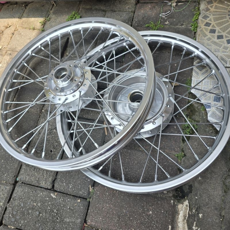 PROMO PAKETAN VELG RX KING RXK 1SET CROM SEMUA RING 17