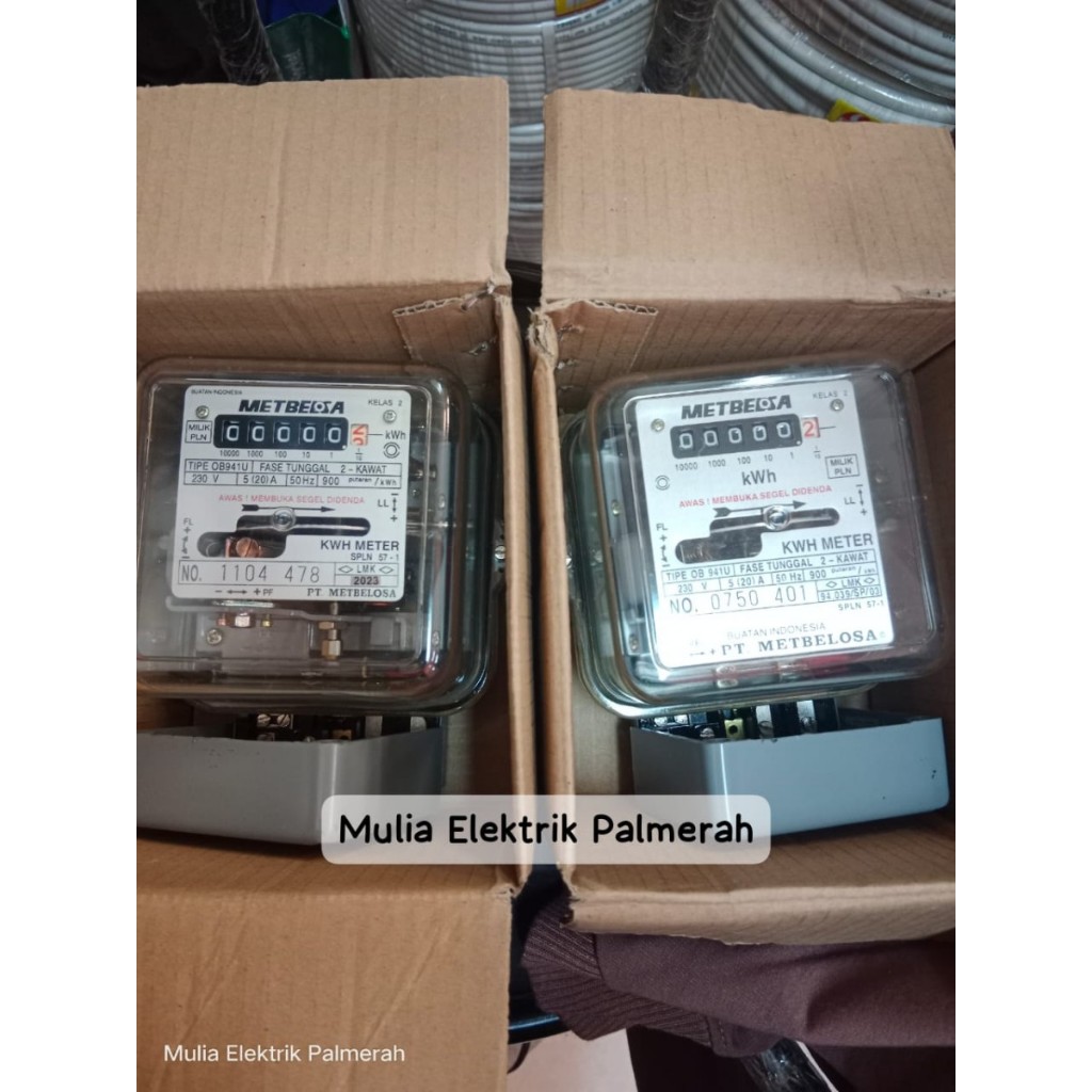 KWH METER ANALOG 1P 1PHASE 1 P PHASE 5/20 20/60 5 20 60 A AMPERE FUJI METBELOSA