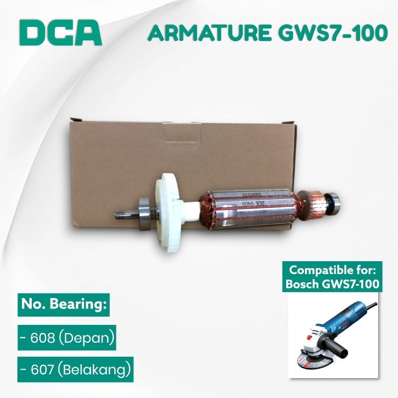 Armature Gerinda Bosch GWS 7-100 DCA Angker Gerinda Bosch GWS 7-100 DCA