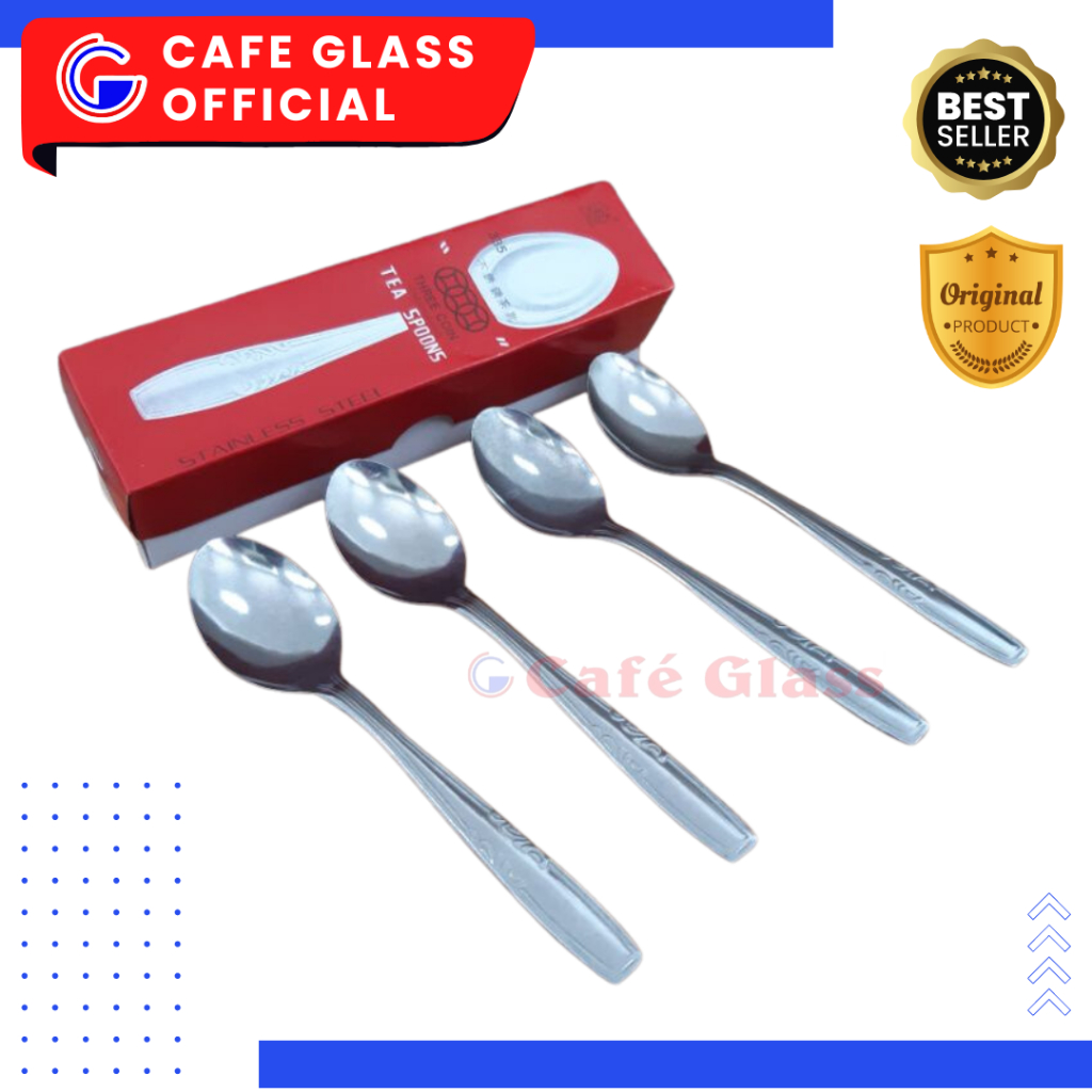 Sendok Teh 1 Lusin 335 | Tea Spoon Stainless | Sendok Teh Stainless