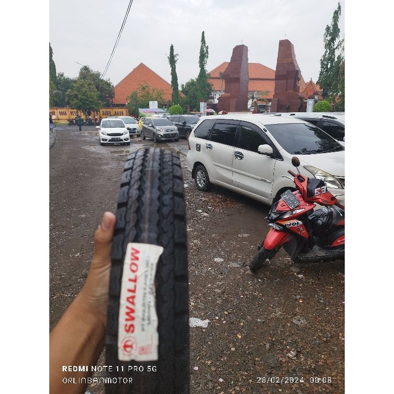 Swallow 400-12 Tube Type/Ban Luar Tossa 400-12 Swallow/Ban SNI Viar 400-12/Ban Original Swallow 400-