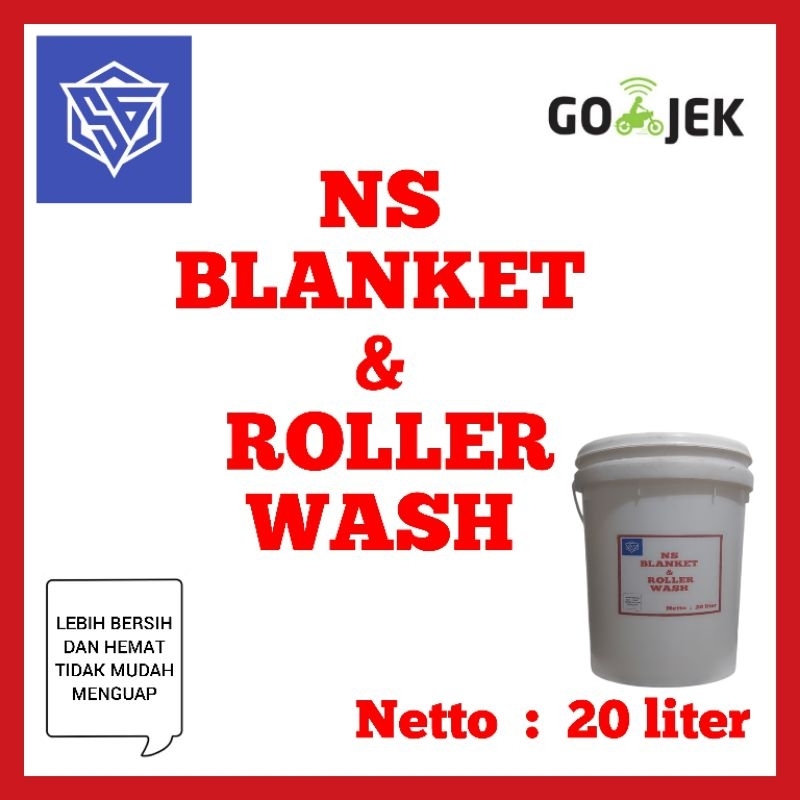 

Pencuci mesin offset NS Blanket Roller wash Printing 20 Liter