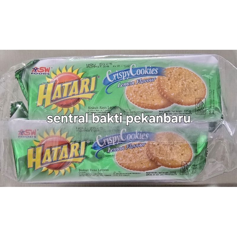 

HATARI CRISPY COOKIES LEMON FLAVOUR 115GR