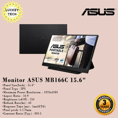 Monitor LED ASUS Portable MB166C ZenScreen 15.6"