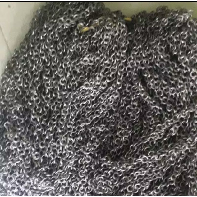 Rantai timah super halus kuat tidak gampang putus rantai jala ikan dan pmberat jaring ikan