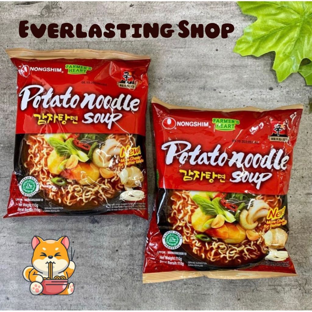 

Nongshim Potato Noodle Soup Nong Shim Instant Ramyun Ramyeon Original Mie Korea Kentang