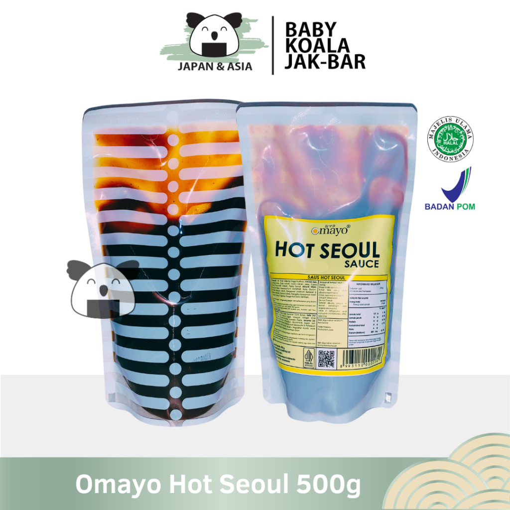

OMAYO Hot Seoul Sauce Korea 500 g Halal...