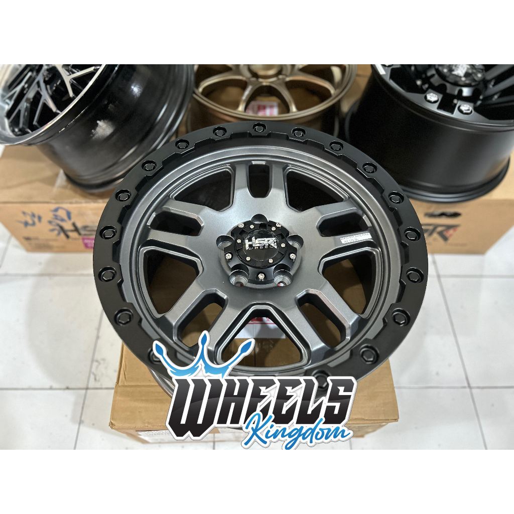 VELG R17 MODEL JEEP SEMI OFFROAD HSR BORUTO VELG R17 PCD 6X139 SPESIFIKASI VELG PAJERO FOTUNER