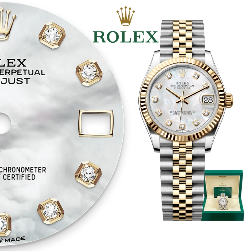 【100% ASLI】Jam Tangan Rolex Wanita Rolex Datejust Series  m278273-0028 31mm Bunda mutiara tatahan em