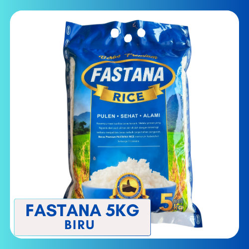 

BERAS FASTANA @5kg (Beras pulen, Beras putih, Beras wangi)