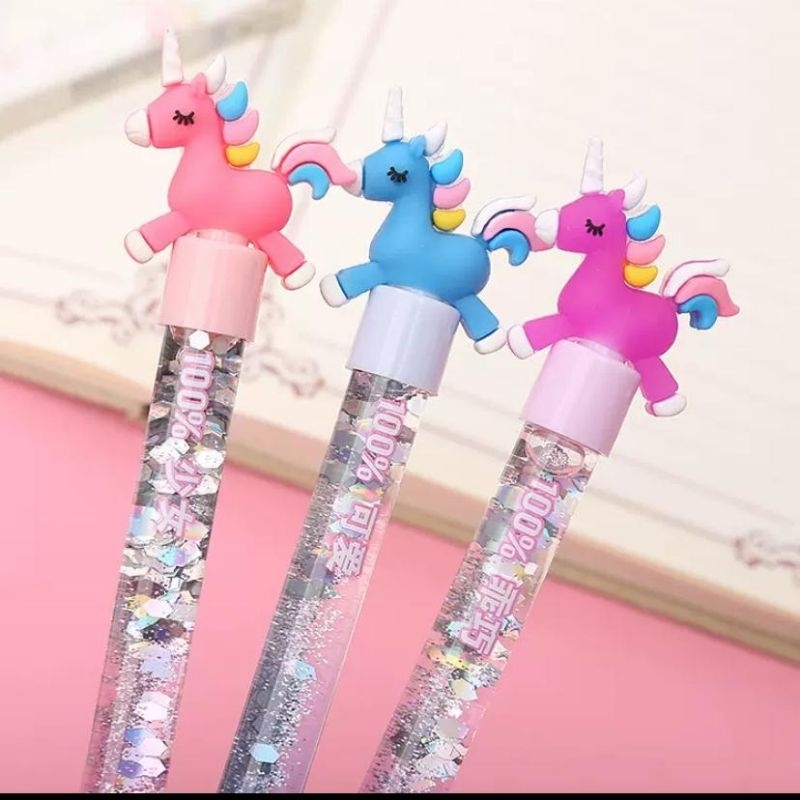 

PEN09001 - Pulpen Unicorn Glitter (Random)