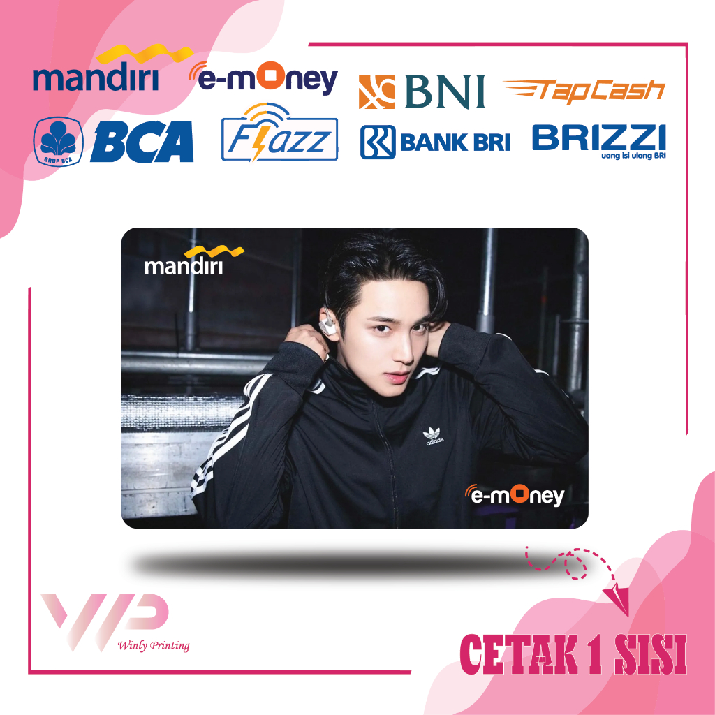 KARTU EMONEY ARTIS KOREA SEVENTEEN MINGYU X ADIDAS KPOP E MONEY E TOLL MANDIRI FLAZZ BCA GEN 2 BNI T