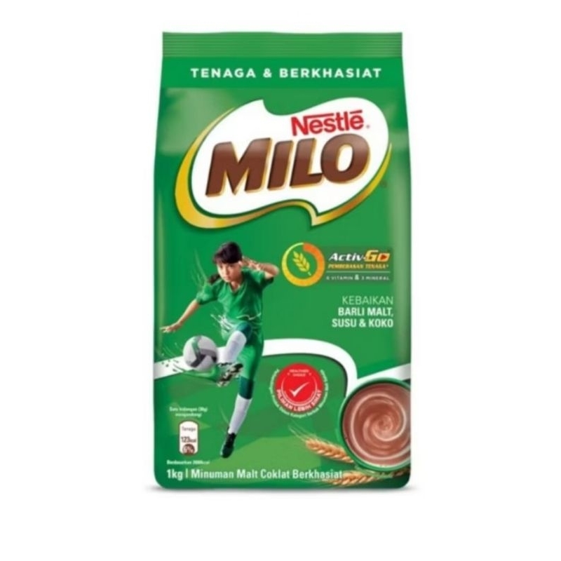 

Milo malaysia ori 1 kg | minuman susu coklat anak | susu bubuk cokelat |