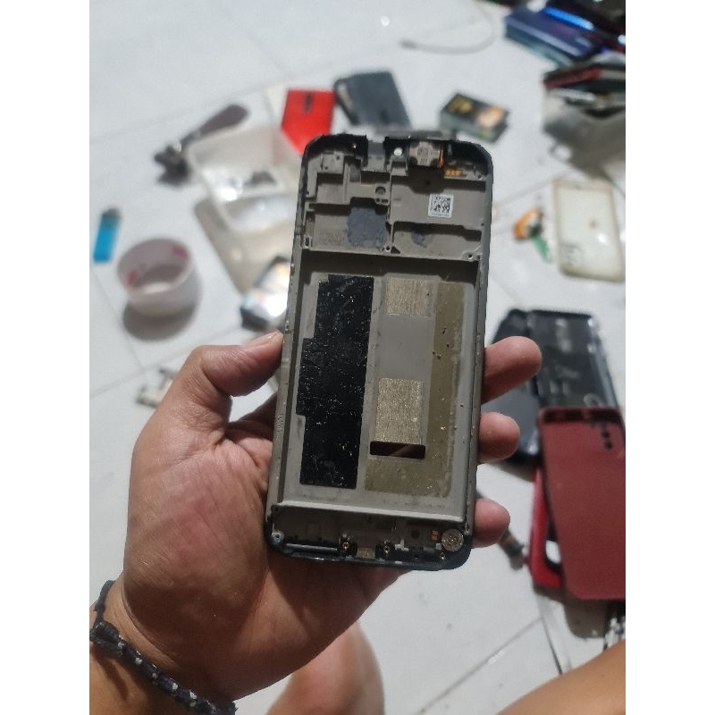 FRAME DUDUKAN LCD TATAKAN LCD POCO M3 REDMI 9T ORI COPOTAN