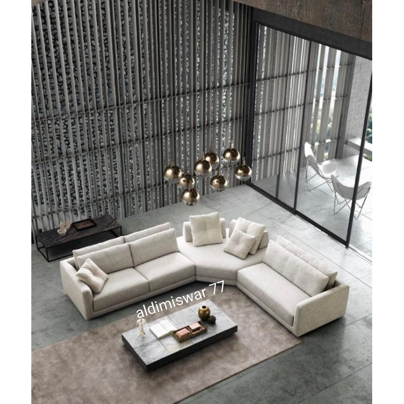 sofa   l santai menimalisl / sofa sudut minimlis