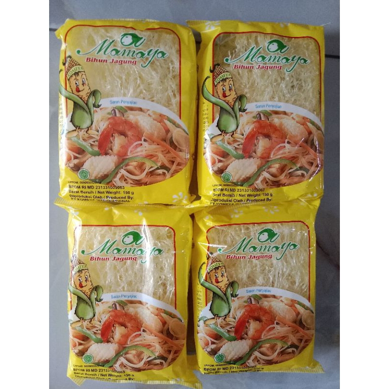 

Bihun jagung MAMAYA 150gram untuk hrg 3pcs