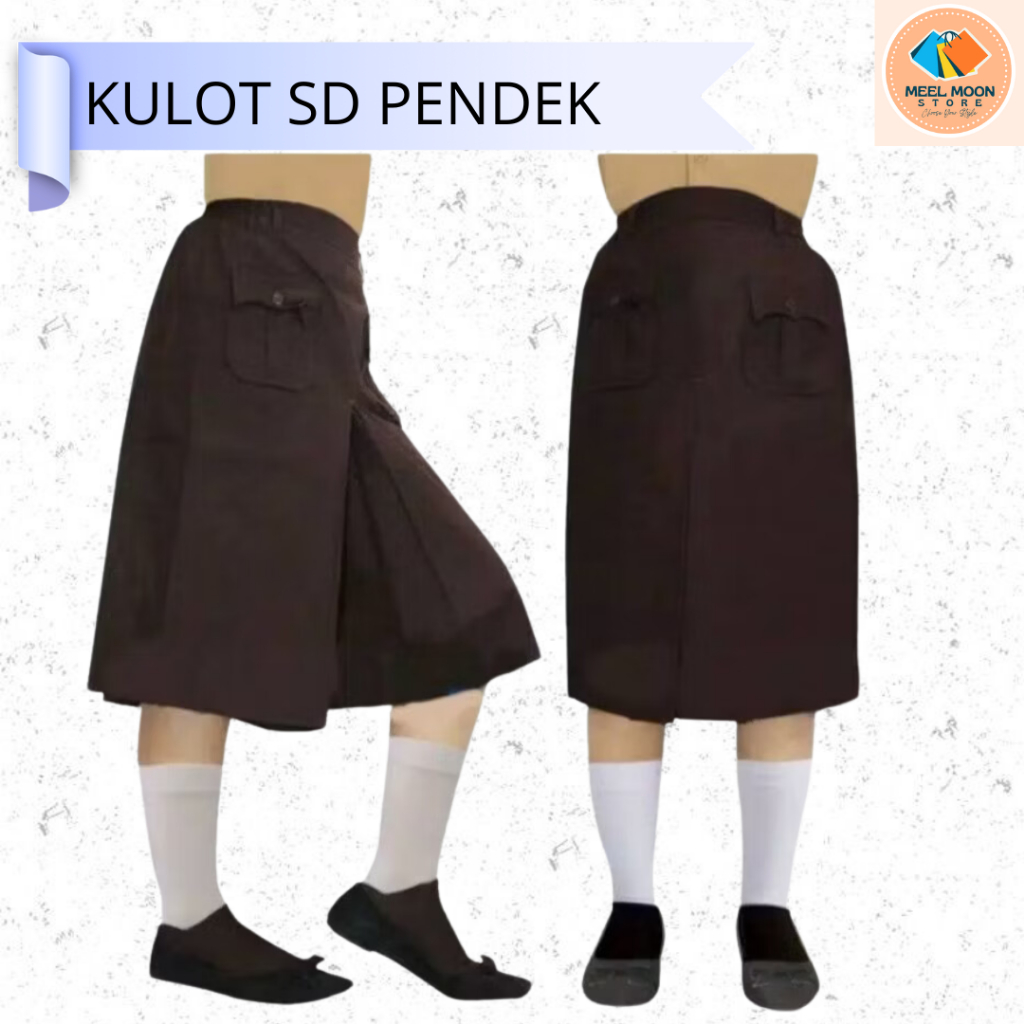 Rok Celana Kulot Pendek SD Pramuka