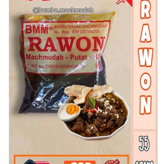 

Bumbu Rawon Machmudah BMM || Bumbu masak machmudah || Bumbu rawon instan enak