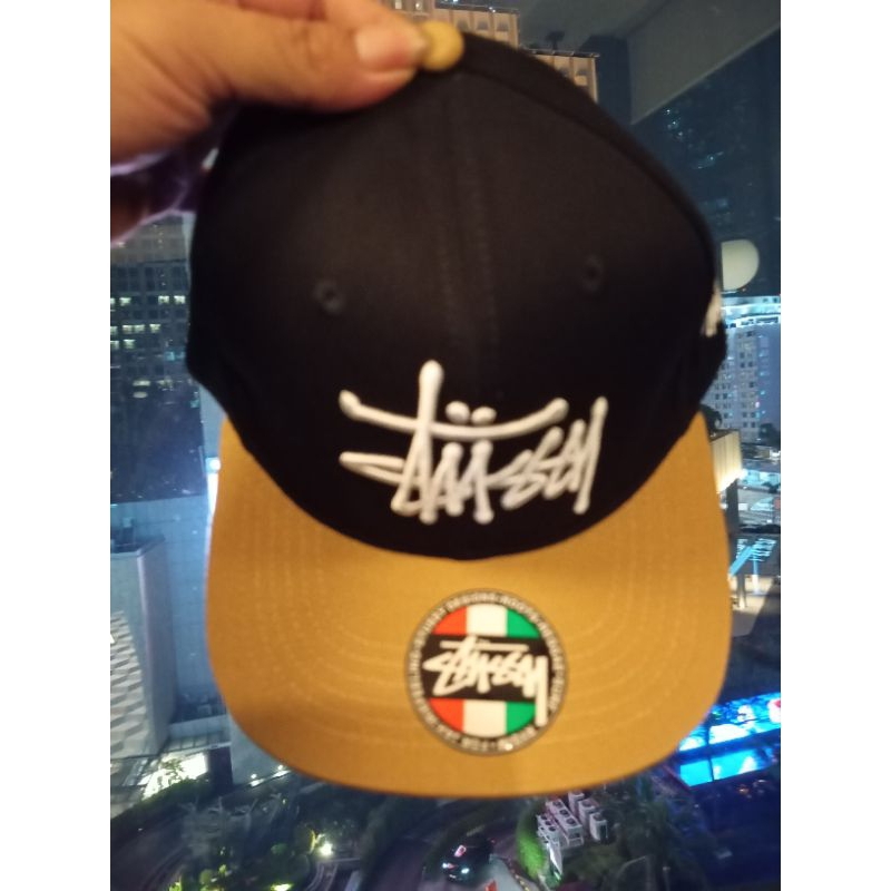 Topi Snapback Premium IMPORT Stussy X G-SHOCK Limited Stock JTX13292000 Jaminan Hanya Kamu yg pakai 