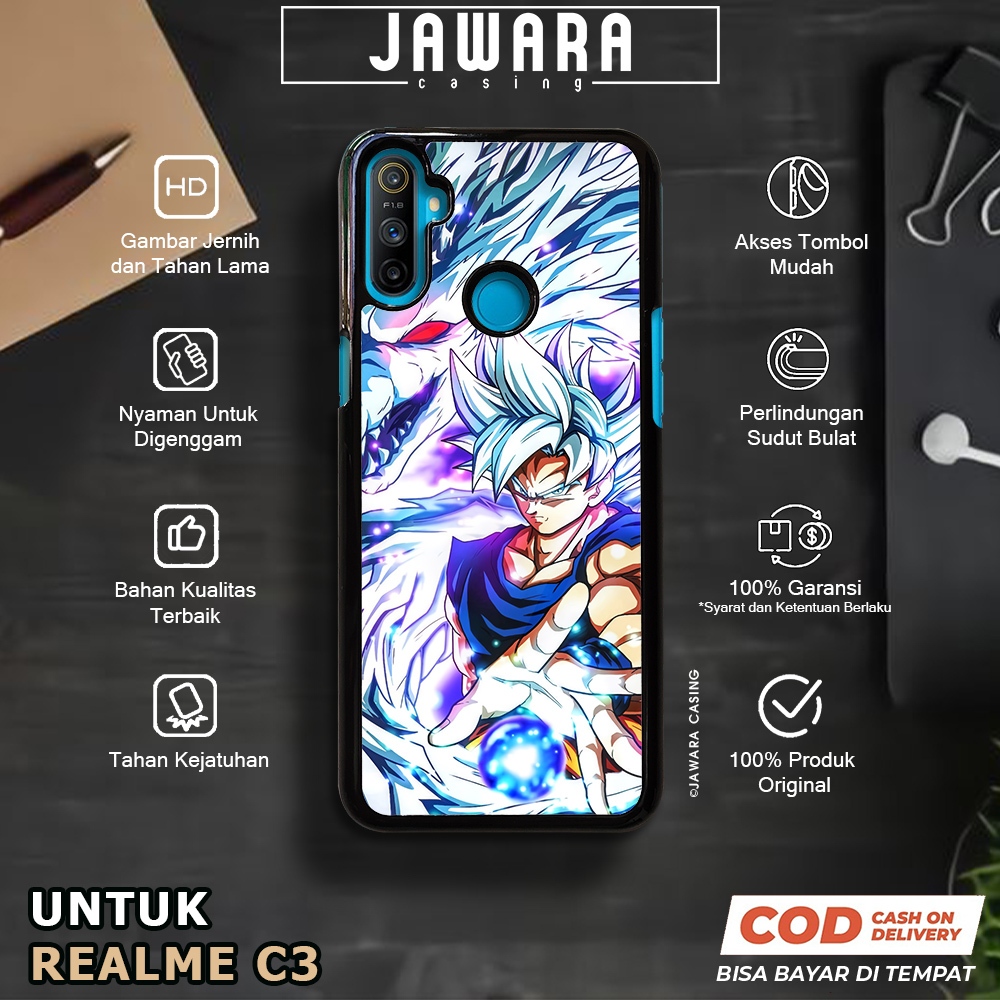 Case Realme C3 Casing Realme C3 [DBZ] Premium Case Glossy Case Hp Realme Jawara Casing Hp Realme C3 