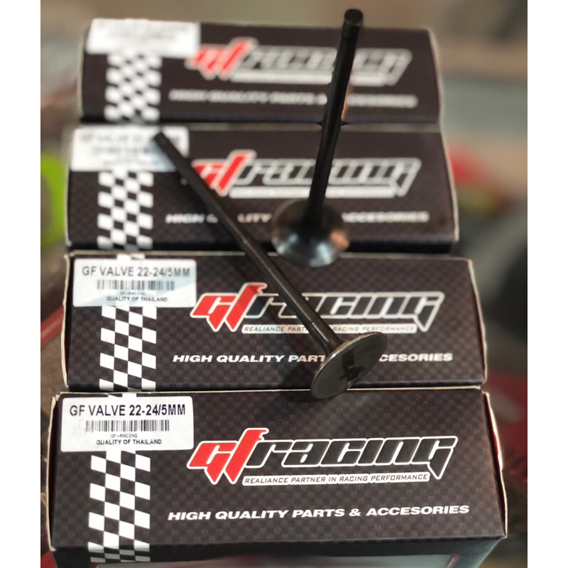 Klep  22 24 batang 5mm GF racing/ Valve klep 22 24 batang 5mm Original Gf Racing