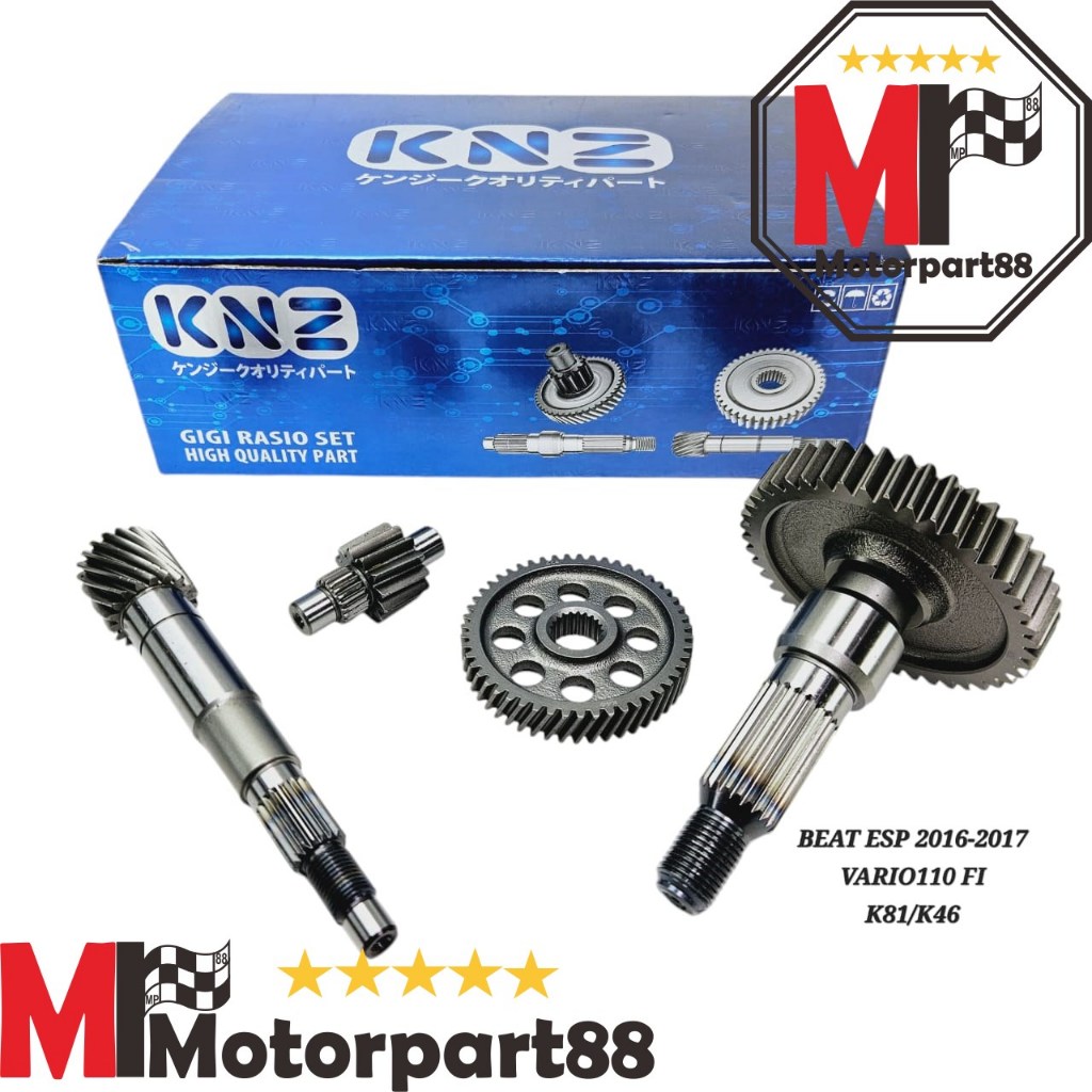 GIGI GEAR RASIO RODA SET set KOMPLIT BEAT ESP 2016-2017 VARIO 110 FI K81 K46 KNZ