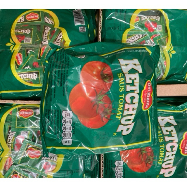 

[TERMURAH] SAUS TOMAT SACHET DEL MONTE - 24 SACHET X 8gr