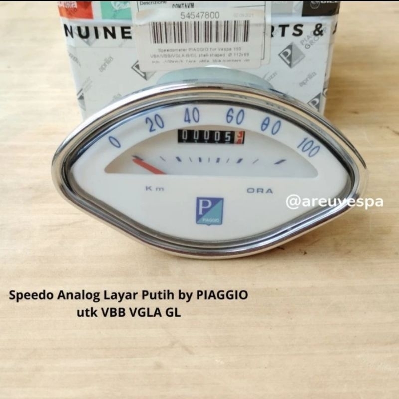 Speedo analog piaggio utk vbb, vgla, GL dkk