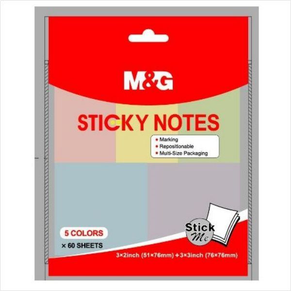

TBMO M&G STICKY NOTES 5C 60S MIXED YS-445 10029266/ AS66U559 -