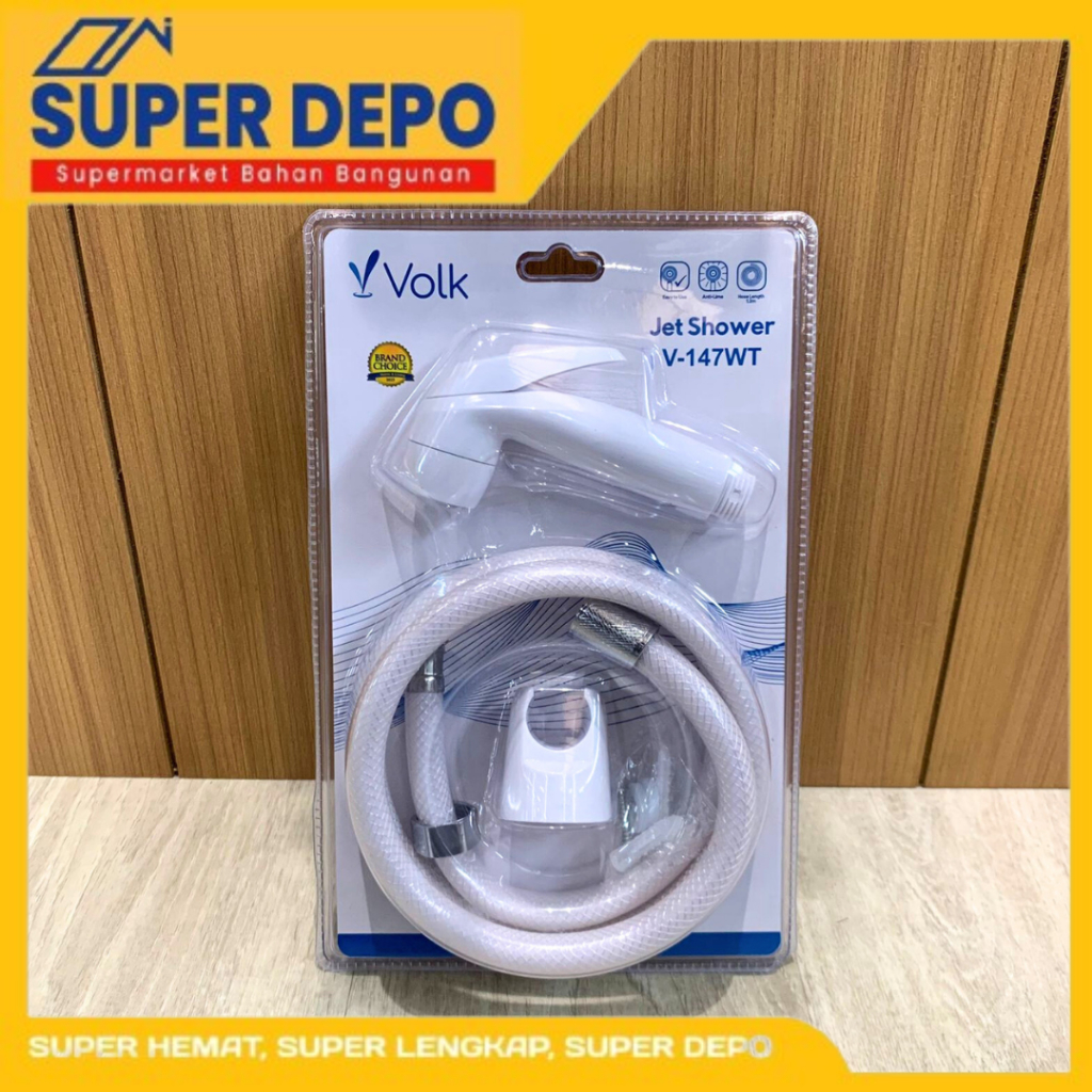 JET WASHER/SHOWER VOLK - V-147 WT SEMPROTAN CLOSET DUDUK
