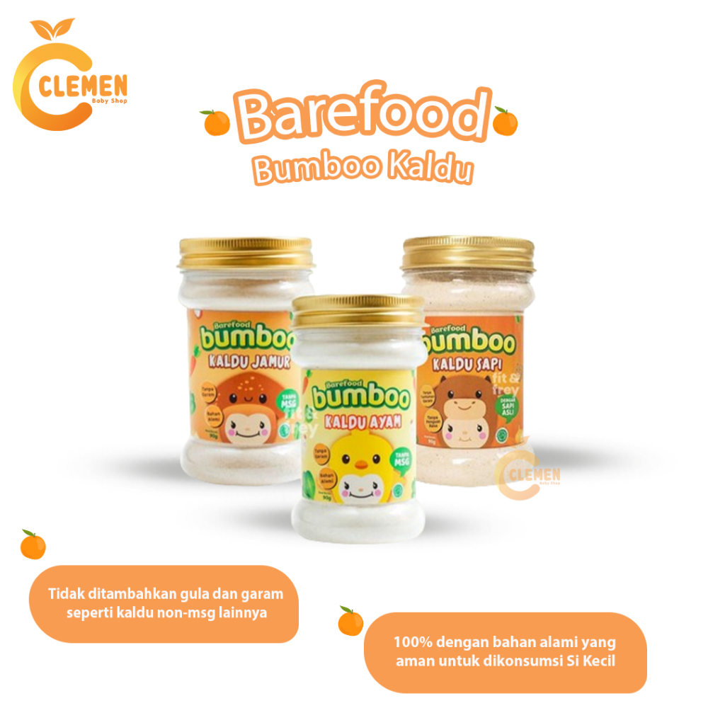 

Barefood Bumboo Kaldu Ayam Jamur ( Kaldu Anak MPASI - No MSG )