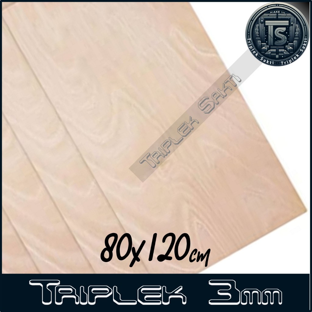 Multiplek Triplek 3mm 80x120 cm ISI 2 LEMBAR ( 3 mm | 80x120cm | 120x80cm | 120x80 | 80 x 120 cm )