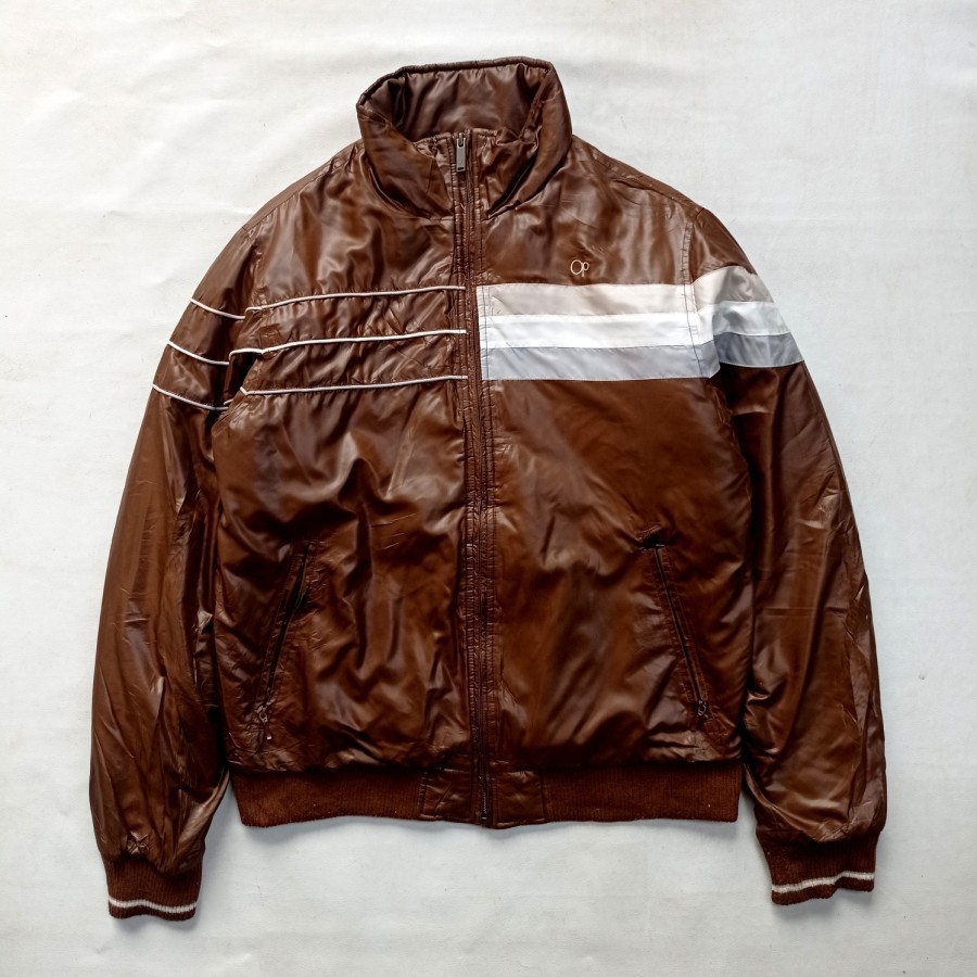 Ocean Pacific casual padded jacket colourblock OP biker casual